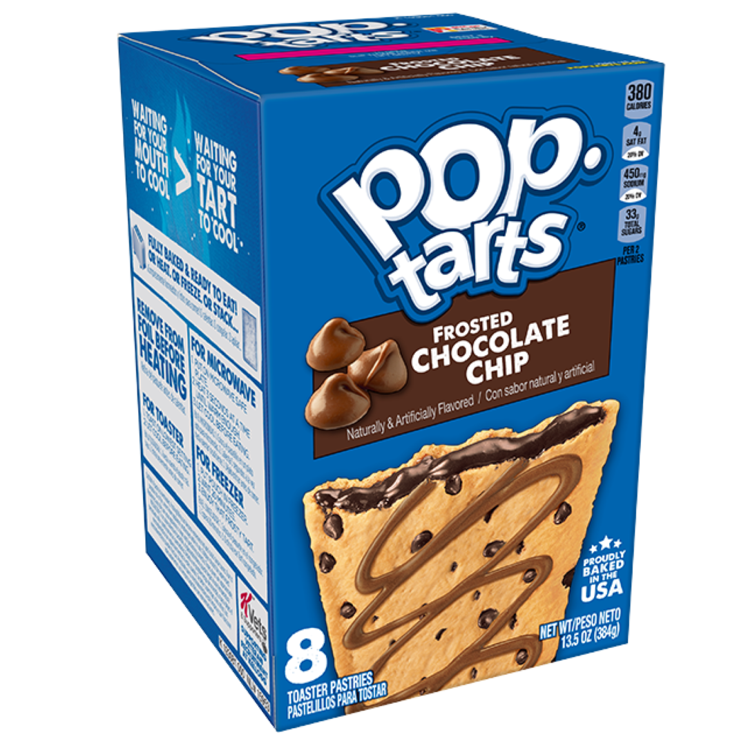 POP TARTS FROSTED CHOCOLATE CHIPS 384G